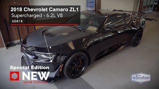 2018 Chevrolet Camaro ZL1 SUPERCHARGED  650 HORSEPOWER  Walkaround [upl. by Tompkins]