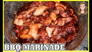 FILIPINO STYLE PORK BBQ MARINADE FOR BUSINESS QUICK amp EASY SO YUMMY GRILLED PAN FRY OR OVEN [upl. by Iew]