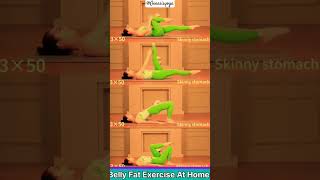 Belly fat exercise at home Slim waist workout for women shorts [upl. by Shelia]