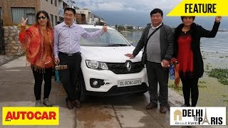 KwidDrive2Paris  Webisode 03  Renault Kwid Welcome China  Autocar India [upl. by Yorgos]