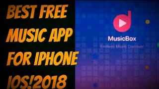 Best Free Music app for iPhoneiOS 2018 [upl. by Annavoj]