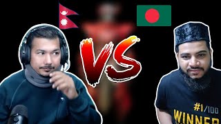 4k Gaming Nepal vs Bangali Streamer 😱 Intense fight [upl. by Felty]