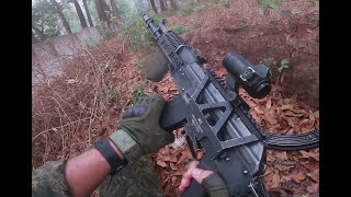 Skirmish Airsoft Taman Wisata Alam Punti Kayu Palembang GBBR GHK AKM [upl. by Juana]