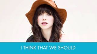 Carly Rae Jepsen quotCuriosityquot Lyric Video [upl. by Llemaj]