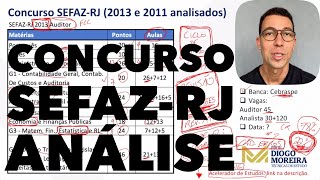 Concurso SEFAZRJ Análise do último edital e dicas de estudo banca contratada [upl. by Oninrutas]