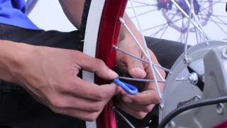 How to Tighten Your Bicycle Spokes [upl. by Elram]