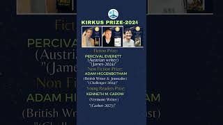 Kirkus Prize2024Percival EverettAdam HiggenbothamKenneth M Cadow Literary Award Winners2024 [upl. by Edmee616]