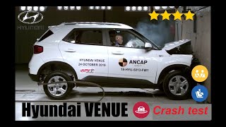 Hyundai VENUE Crash test results  got strong 4 Stars safety Rating  Excellent Build Quality [upl. by Ahsead]