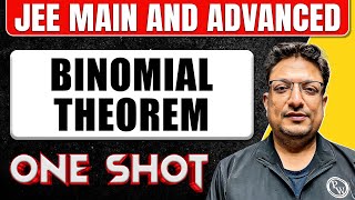 BINOMIAL THEOREM in One Shot All Concepts amp PYQs Covered  JEE Main amp Advanced [upl. by Sorkin]