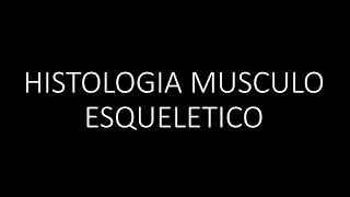 Histología musculo esquelético [upl. by Iy955]