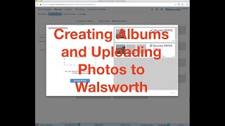 Yearbook  Uploading Pictures and Creating Folders in Walsworth [upl. by Yrailih]