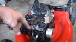 How to fix lawn mower flywheel key [upl. by Meenen]