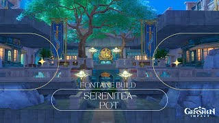 Fontaine Teapot  Serenitea Pot  Genshin Impact genshinimpact sereniteapot genshin gaming [upl. by Ajidahk870]