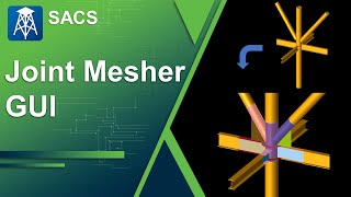 Create Complex FEM Models Using SACS Joint Mesher GUI [upl. by Etyak816]