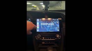 Biorunn Android 13 Car Stereo for Honda Civic 20162021 9 Inch Car Radio Octa Core Wireless Carplay [upl. by Pravit]