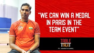 Table Talk with Indias Flag Bearer  Sharath Kamal Achanta 🇮🇳🏓 [upl. by Bergwall966]