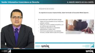 Sesión Informativa Licenciatura en Derecho  UNIRméxico [upl. by Sarkaria250]