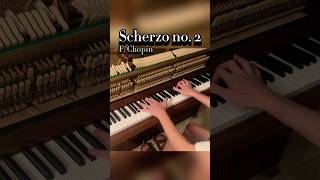 Chopin Scherzo no 2 piano music chopin scherzo shorts fyp classicalmusic traum pianomusic [upl. by Atteval]