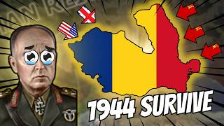 Romania 1944 SURVIVE Challenge  Hearts of Iron 4 [upl. by Eciened155]