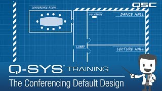 QSYS Training Level 1 Conference Room Default Design [upl. by Quillan]