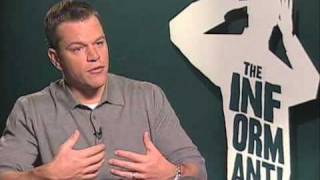 Matt Damon  The Informant Interview [upl. by Hertzog]