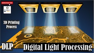 Digital Light Processing DLP 3D Printing Process [upl. by Aohsoj]