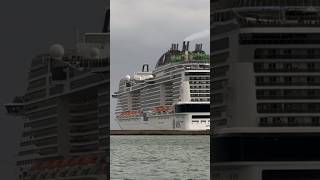 MSC GRANDIOSA 😍💙🤍 le nuove destinazioni estate 2024 livorno marsiglia barcelona napoli msc [upl. by Aicertap]