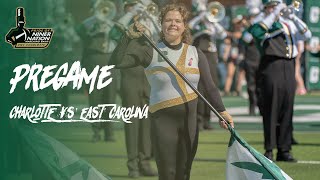 The Pride of Niner Nation Marching Band 2024  Pregame  Charlotte vs East Carolina [upl. by Halli]