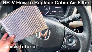 2021 Honda HRV How to replace Cabin Air Filter [upl. by Adnahsor856]