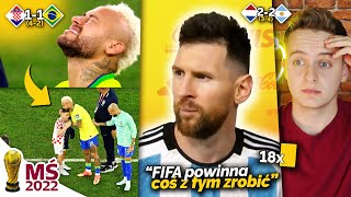 Leo Messi OBURZONY NA SÄDZIEGO i 18 Ĺ»Ă“ĹTYCH KARTEK ZAPĹAKANY Neymar POCIESZANY przez syna Perisicia [upl. by Abba]