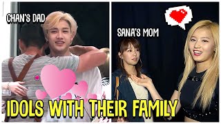 Kpop Idols With Their Family Moments [upl. by Ecirtahs492]