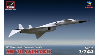 Unboxing ARMORY AR14701 1144 XB70 VALKYRIE Us Experimental Supersonic Strategic Bomber [upl. by Asikal539]