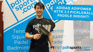 Adidas Adipower Attack 33 Pickleball Paddle review by pdhsportscom [upl. by Favianus705]