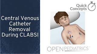 Central Venous Catheter Removal During CLABSI by N Gluchowski et al  OPENPediatrics [upl. by Sillaw]