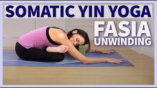 Full Body Somatic YIN YOGA Fascia Unwinding Sequence [upl. by Etteiluj]