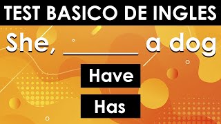 TEST BÁSICO DE INGLÉS 📚 PON A PRUEBA TU INGLÉS 📌 [upl. by Pascale185]