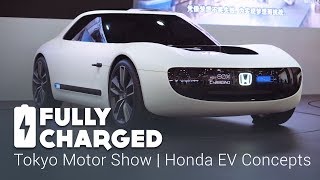 Tokyo Motor Show 4  Honda EV Concepts  Fully Charged [upl. by Ahsitahs]