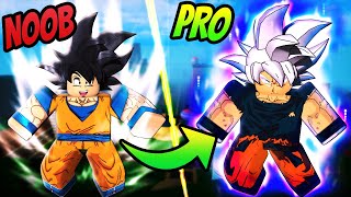 Becoming Mastered Ultra Instinct Goku In One Video🔥 Dragon Ball Roblox [upl. by Hanako]