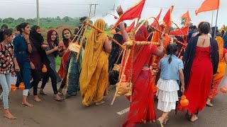 कांवड़ यात्रा 2023  Kawad Ka Video Viral Bhabhi 🔥 Shanshak Tiwari Song Rajgarh Ka Deewana [upl. by Bondy]