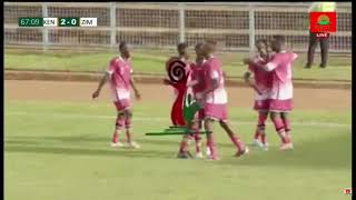 Hassan Kitsao scores 3rd goal against Zimbabwe  Kenya vs Zimbabwe 4 Nations tournament 2024 [upl. by Pitchford844]