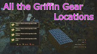 All the Griffin Gear  Witcher 3  Griffin Armor Sword Locations  Enhanced Superior Mastercrafted [upl. by Culbertson]