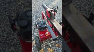 How to Start and Use TroyBilt 27 Ton Log Splitter TB27 with Honda GCV 160 Engine [upl. by Anitsugua]