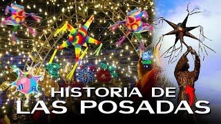 Así es una posada mexicana historia y significado de las posadas Acolman el origen de las Piñatas [upl. by Rumilly]