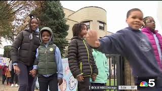 Students participate in ‘Walk for Peace in Englewood [upl. by Cooke]