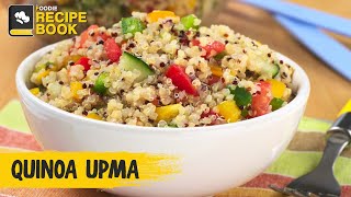 Quinoa Upma  Easy Breakfast Recipe With Quinoa  The Foodie [upl. by Rinaldo]