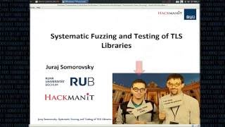 CCS 2016  Systematic Fuzzing and Testing of TLS Libraries [upl. by Vanna]