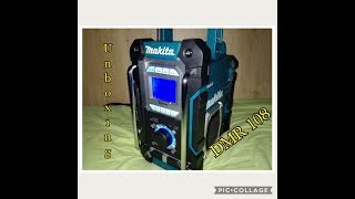 Makita Baustellenradio DMR 108 Unboxing [upl. by Yentruoc]