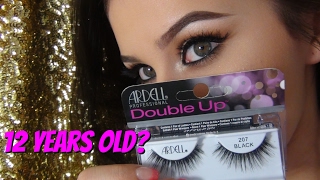 FALSE LASHES FOR YOUNG GIRLS AND TEENS TIPSLASH REVIEW [upl. by Ava]