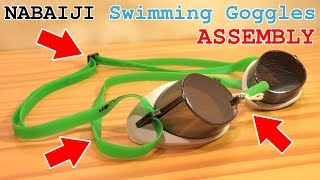 NABAIJI Swimming Goggles • Unboxing and Assembly [upl. by Oenire]