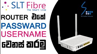 SLT Fiber Router Configuration  Tharul Creations [upl. by Evanne]